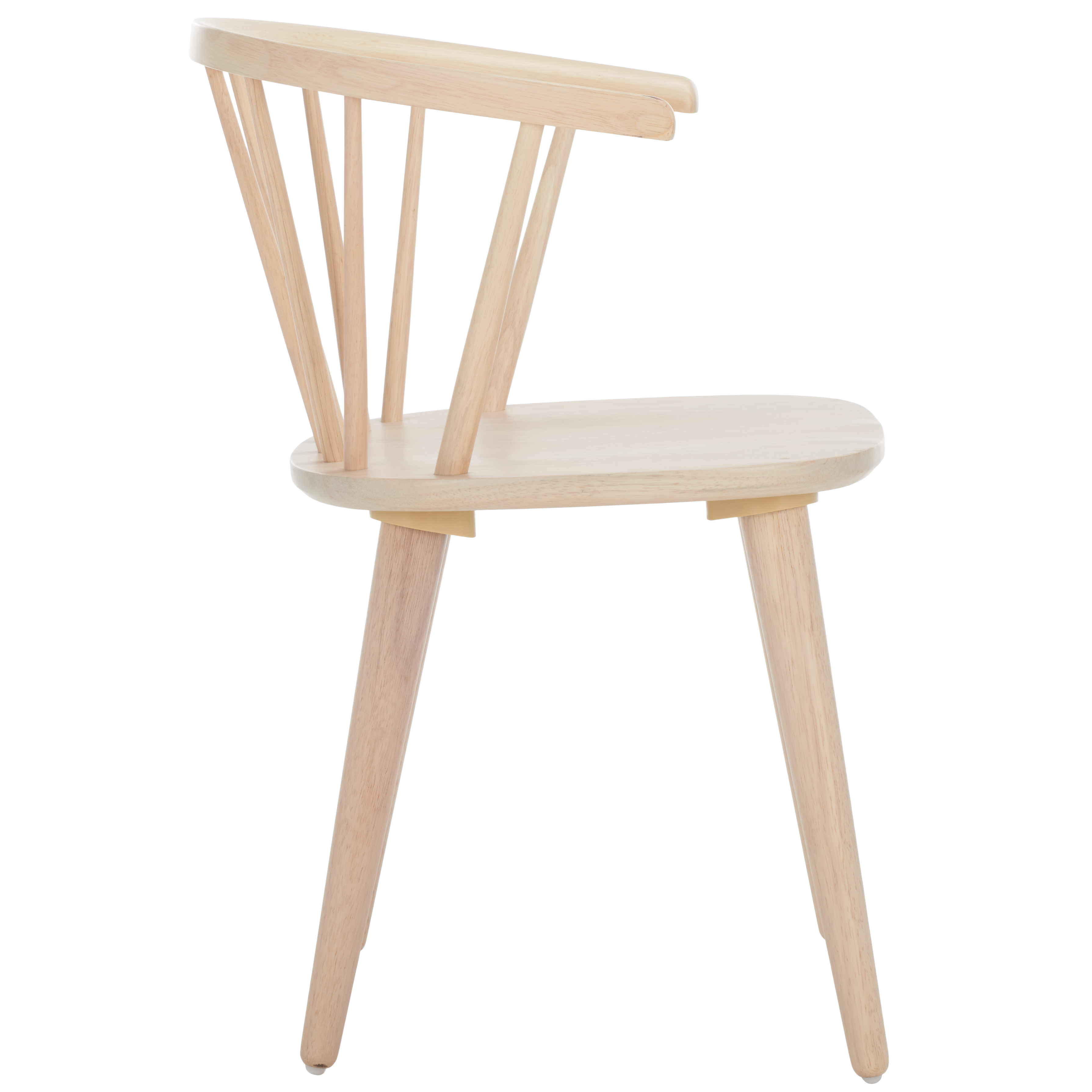 Safavieh Blanchard Scandinavian Wood Dining Side Chairs, White Wash (Set of 2)