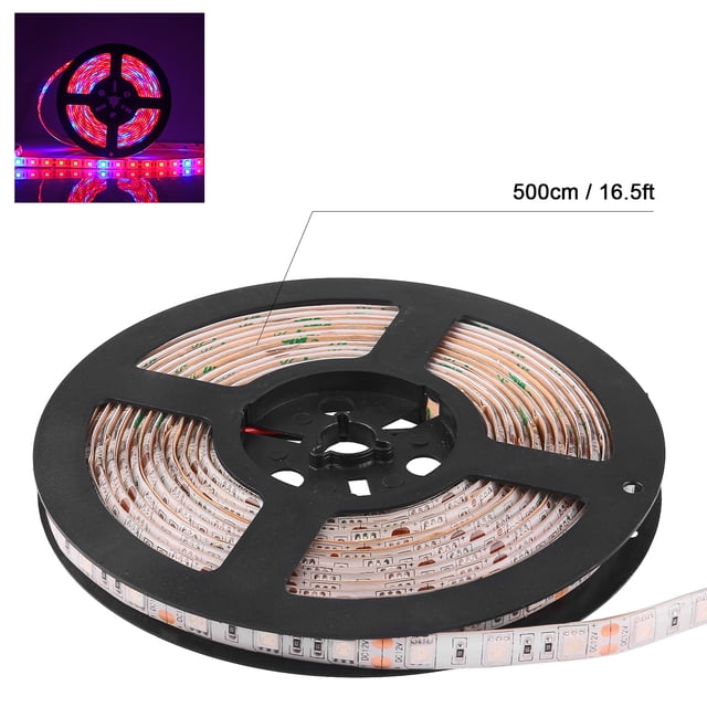 Impermeable 5050 Flexible Led Grow Strip Light Rojo Y Azul 5: 1 Acuario Invernadero Planta Hidropónica Creciente Cinta Lámpara 60Led / M 1M / 2M / 3M / 4M / 5M matsuzay HA024176-00