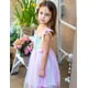 thumbnail image 4 of Vestido Arshiner para niños y niñas con tutú de tul arcoíris para fiestas de 2 a 3 años, 4 of 6