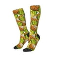 thumbnail image 2 of Balery Tropical Summer Fruit Fun Novelty Socks Men'S Women'S Crew Socks Funny Crazy Novelty Socks Quirky And Cool Socks, 2 of 9