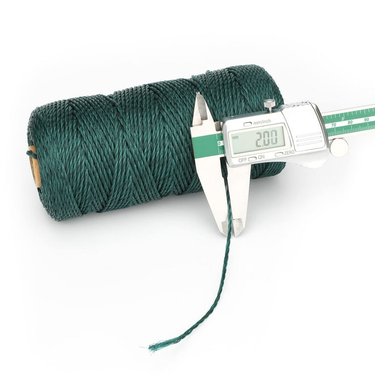 426 Feet Tarred Twine #36 Bank Line-Green Nylon String 2mm-100