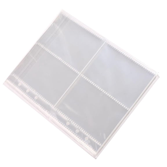 Plush Photocard Binder Refllable Photo Binder Album 6 Hole Clear Photo Sleeve