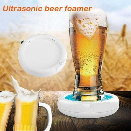 

Portable Mini Beer Foamer Ultrasonic Beer Bubbler Household Non-Slip for Family Gatherings Taste Better Gadgets pinshui