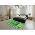 thumbnail image 4 of Ahgly Company Indoor Rectangle Patterned Stoplight Go Green Area Rugs, 6' x 9', 4 of 6