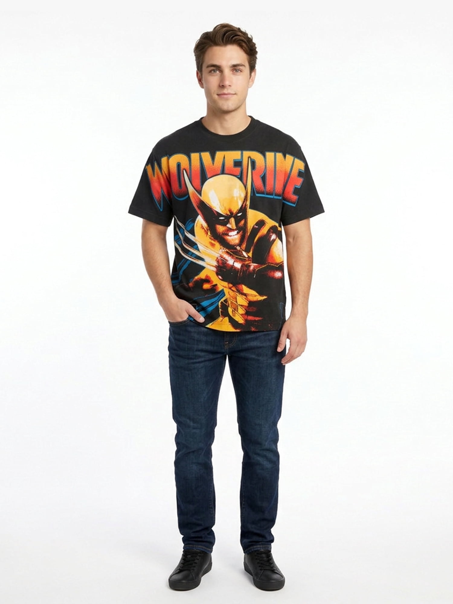 Marvel Wolverine Men's & Big Men's Novelty Graphic T-Shirt, Sizes S-3XL