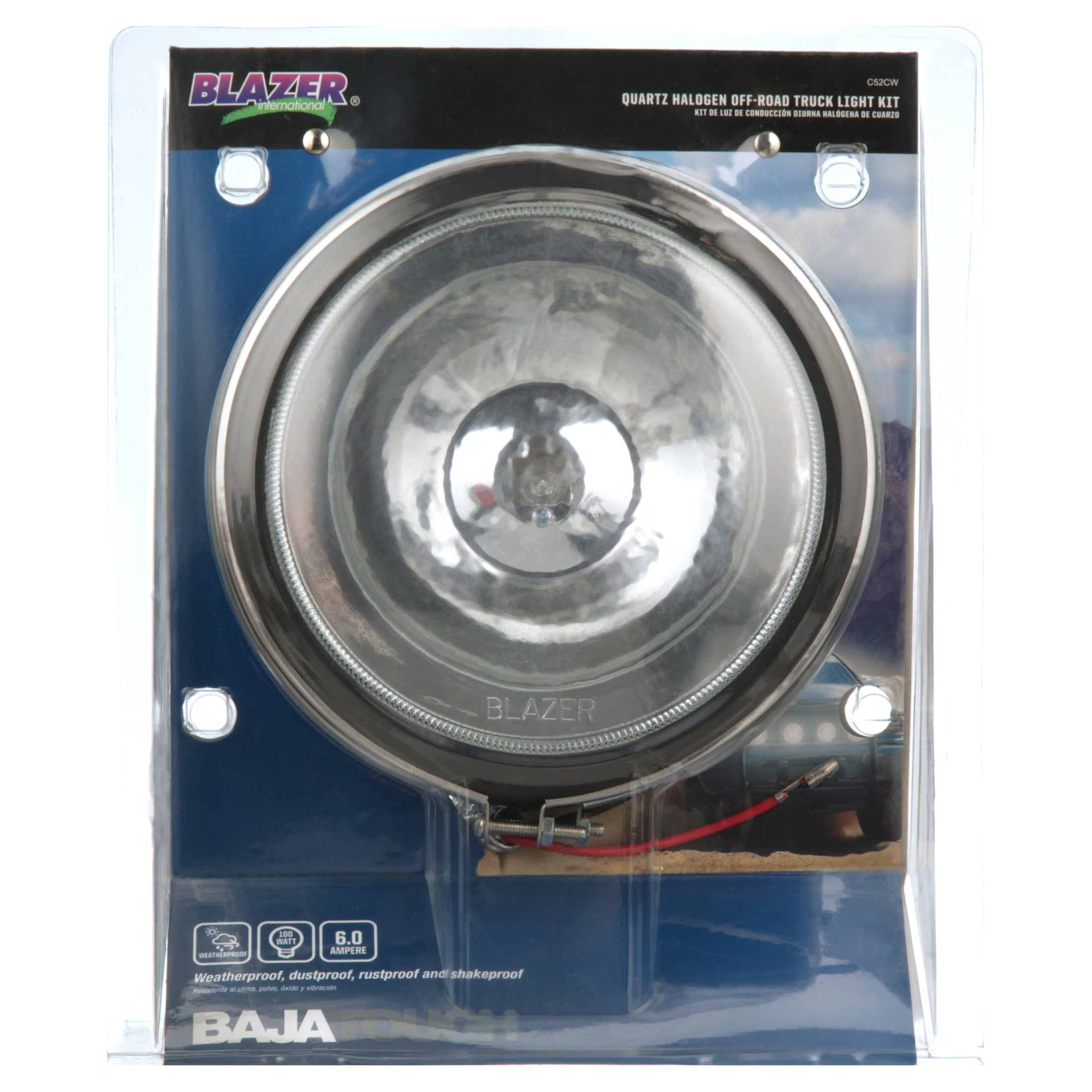 Blazer International 195C52CW Baja Off Road Halogen Light - 1 Pack -  Walmart.com