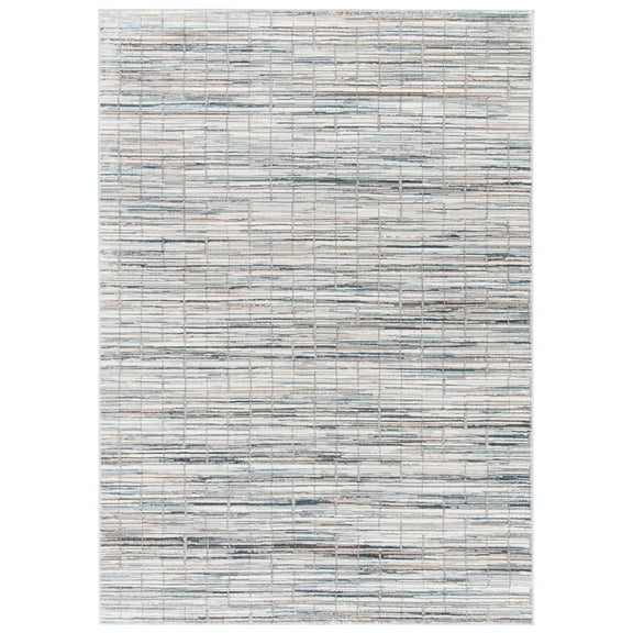 SAFAVIEH Sonoma Lucius Striped Area Rug, Grey/Ivory, 9' x 12'