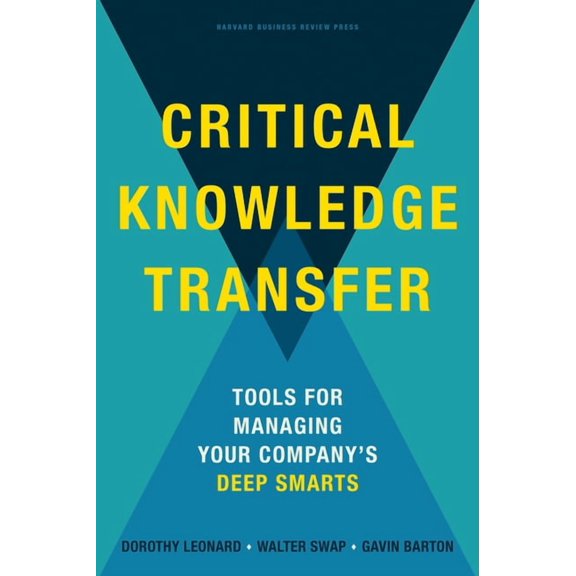 Critical Knowledge Transfer: Tools for Managing Your Company's Deep Smarts, (Hardcover)