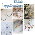 thumbnail image 2 of DIY 80pcs 4 Sizes 20/25/30/40mm Ring Ear Wires 316 Stainless Steel Hoop Earring Findings 0.7mm Pin DIY Hypoallergenic Earring DIY, 2 of 9