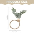 thumbnail image 3 of AKEGAMN Elegant Table Set Of 1/2/4 Leaf Napkin Rings With Wooden Beads And Rustproof Decor For Weddings Holidays And Everyday Use, 3 of 5