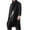 Black, variant on Kiplyki Fall Cardigan for Women Windbreaker Mid-length Cloak Long-sleeved Jacket