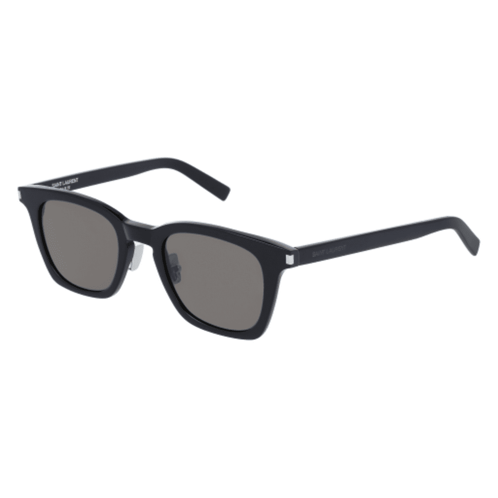 Saint Laurent - Sunglasses Saint Laurent SL 138 SLIM- 001 BLACK / SMOKE ...