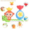 thumbnail image 4 of 1 juguete de baño, juguete para bañera, estación de agua en cascada con tazas apilables, fuente, juguete de ducha de agua para bebés y niños, regalo ER, 4 of 5