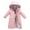 Pink, variant on Toddler Girl Winter Coat Hooded Puffer Jacket Black Jacket Boys Full-Zip Long Sleeve Lightweight Waterproof Jacket Kids Boys Winter Coats Size 3-4 Years