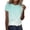 Mint Green, variant on Women's Summer Loose T Shirt Casual Gradient Color Short Sleeve Lightweight Daily Top by Yigetop Light Yellow 2XL