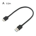 thumbnail image 4 of SharkTRUE USB 3.0 AM Male to Micro B Cable Super Speed Adapter Cord for External HDD, 4 of 8