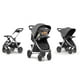 thumbnail image 3 of Chicco Bravo 3-in-1 Trio Travel System, Quick-Fold Stroller with KeyFit 30 Infant Car Seat and base | Camden/Black, 3 of 5