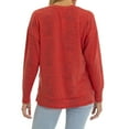 thumbnail image 2 of Women's Red Georgia Bulldogs Brandy Tie Dye Tri-Blend Long Sleeve Top, 2 of 2