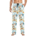thumbnail image 5 of Cartoon Lions joogoo Men's Pajama Pants Cotton Long Sleepwear Lounge Pants S, 5 of 7