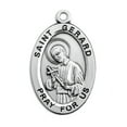 thumbnail image 2 of Patron Saint Gerard Oval Sterling Silver Medal, 2 of 5