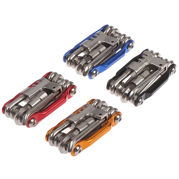 Multitool Bicycle Repair Tools Chain Hex Spoke Wrench Screwdriver 11 In 1 Kit