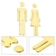 thumbnail image 3 of Pegatinas acrílicas para letreros de baños de hombres y mujeres. Señalización para hombres y mujeres., 3 of 4