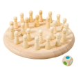 thumbnail image 1 of Montessori Toy From 4 Years Memory Chess Learning Toy Board Game Made Of Wood Memory Game Improves Memory And Colour Perception Birthday For Children, 1 of 9