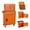 Orange, variant on 2-IN-1 Tool Chest, 5-Drawer Rolling Tool Storage Cabinet with Detachable Top Tool Box, Liner, Universal Lockable Wheels, Adjustable Shelf, Locking Mechanism, Metal Tool Cart for Garage Workshop