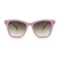 thumbnail image 3 of Womens Oversized Hipster Horn Rim Subtle Cat Eye Fashion Sunglasses Pink - Brown, 3 of 8
