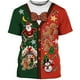 thumbnail image 1 of Camiseta de Navidad para hombre, ropa de Cosplay con cuello redondo, pantalón corto informal con estampado 3D, camisetas de manga grande, ropa informal estilo Hip Hop, novedad de 2022, 1 of 4