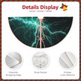 thumbnail image 3 of KLL Christmas Tree Skirt,Party Decorations Farmhouse for Christmas Decorations Holiday Party 36" -Green Lightning Flash, 3 of 6