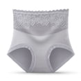 thumbnail image 4 of Ashirexll Womens Cotton Underwear, High Waisted Underwear for Women, Solid Color Lace Floral High Waist High Elastic Tummy Control Panties, 4 of 4