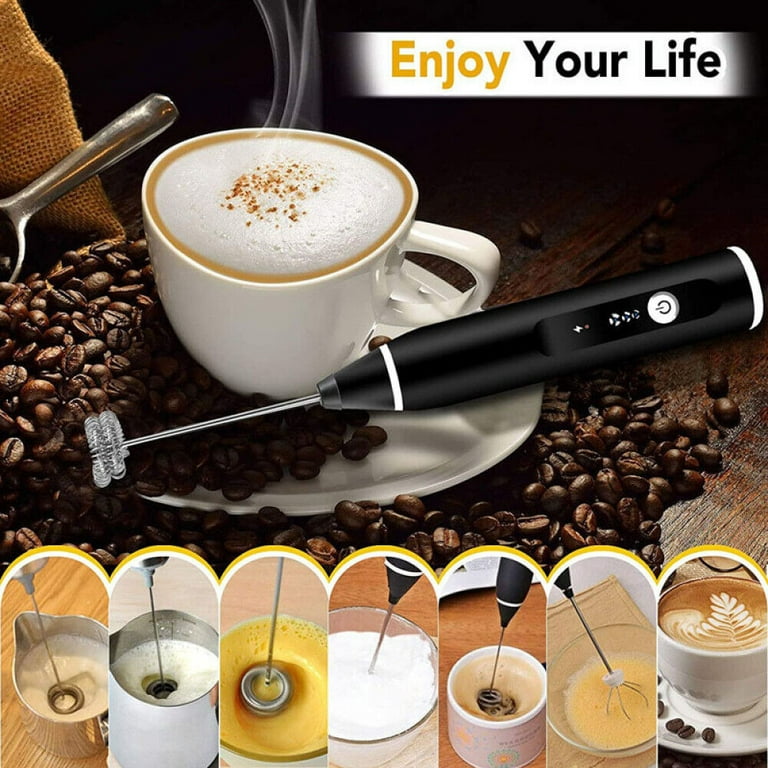 Zulay Powerful Milk Frother for Coffee with Upgraded Titanium