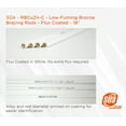 thumbnail image 4 of SÜA - RBCuZn-C - Low-Fuming Bronze Brazing Rod - Flux Coated - 18" x 1/16" - (2.5 Lb), 4 of 4