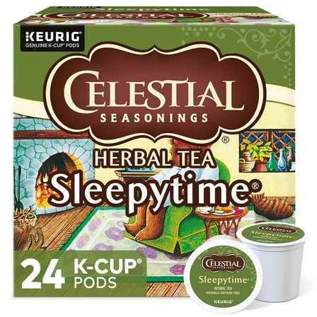 Celestial Seasonings Sleepytime Herbal Tea, Single-Serve Keurig K-Cup Pods, 96 Count