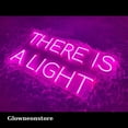 thumbnail image 2 of Glowneon There Is A Light Neon Sign, There Is A Light Led Sign, Custom Sign Wall Decor, 2 of 4