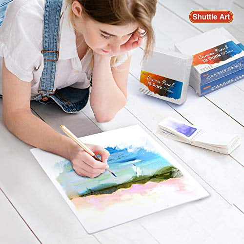 Paint Canvas Panel Boards 5*7inch 8*10inch 9*12inch 11*14inch 1pc Multi  Size For Beginner Artists Students & Kids - Painting Canvas - AliExpress