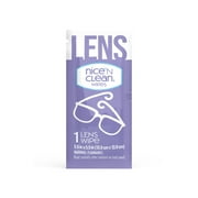 Nice N Clean Smudgeguard Glasses Cleaning Wipes, Pre-Moistened Lens Wipes (100)