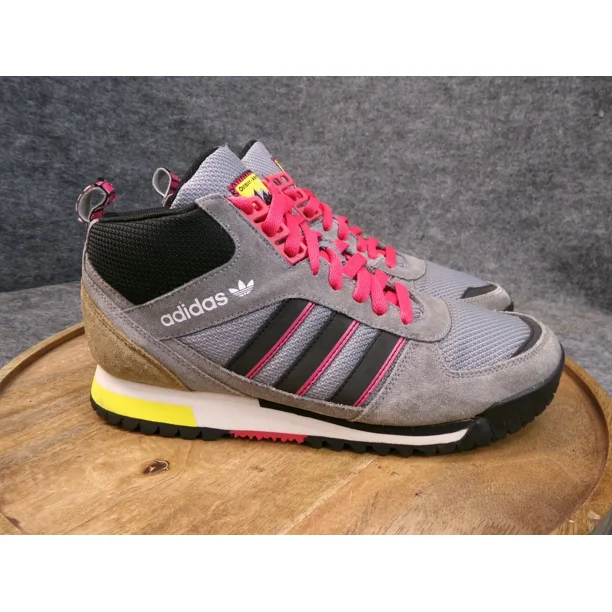Adi - das Originals ZX TR Mid Y2K Shoes Gray Brown Pink Suede G66274 Men's Size 8.5