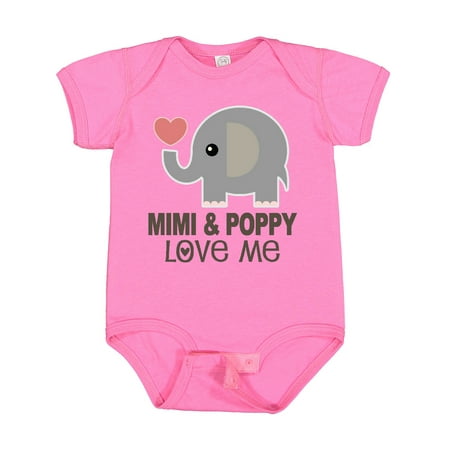 

Inktastic Mimi and Poppy Love Me Gift Baby Boy or Baby Girl Bodysuit