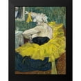 thumbnail image 2 of Toulouse-Lautrec, Henri de 19x24 Black Modern Framed Museum Art Print Titled - The Clown Cha-U-Kao, 2 of 5