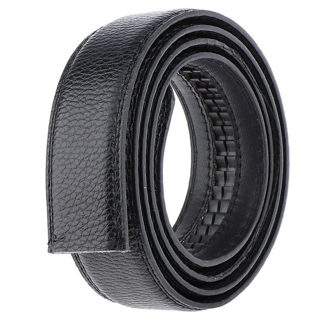 Men's Causal Belt Without Buckle 45'' Replacement Wasitband Belt Type A Black