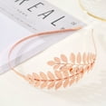 thumbnail image 4 of Roman Leaf Head Chain Boho Bridal Hair Accessories Headdress Greek Hairband Handmade Metal Branch Hair Hoop for Women Wedding Party, 4 of 5