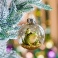 thumbnail image 4 of WKSCLPAI Spherical 3D Frog Christmas Hanging Ornament, Round Cute Decorative Pendant, Festive Indoor Home Xmas Tree Holiday Party Supplies, Style H, 4 of 7