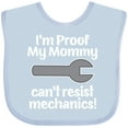 thumbnail image 3 of Inktastic Mechanic Daddy Proof Mommy Cant Resist Boys or Girls Baby Bib, 3 of 4