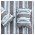 thumbnail image 6 of Full/Queen Coastal Quilt Bedding Set, Summer Coastal Quilt with Shams, Beach 3-Piece Reversible All Season Bedspread Quilt Set. Lightweight Nautical Quilted Coverlet. St. Croix Collection, Blue/Grey, 6 of 6