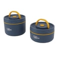 thumbnail image 1 of Conteneur à Lunch Bento, Boîte de Rangement en Acier Inoxydable avec Couvercle Conteneur à Lunch Rond pour Adultes Conteneurs de Stockage Alimentaire Conteneur Bento Portable pour Voyage en Plein Air, 1 of 8