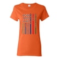 thumbnail image 2 of Wild Bobby, No One Fights Alone First Responder Dispatcher EMS Corrections Police Fire Military Unity, Pop Culture, Women Graphic Tee, Orange, XX-Large, 2 of 4