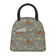 thumbnail image 1 of Disketp Dachshund Dog Bird Bolsa Térmica para Almuerzo, Lonchera con Abertura Amplia y Gran Capacidad, Organizador Reutilizable para Mujeres, Hombres y Adultos, 1 of 6
