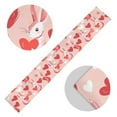 thumbnail image 5 of Yayeee Table Runner 70 inches Long Home Kitchen Dinning Party Decoration, Bunnies and Hearts, 5 of 7